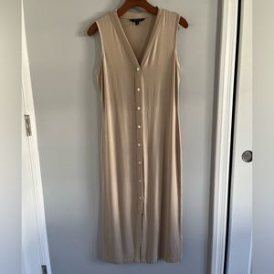 NWOT Banana Republic - tan sleeveless dress (XS)